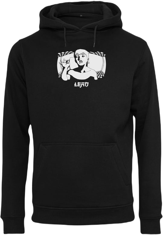 sweat à capuche noir avec un design onizuka de gto ou great teacher onizuka